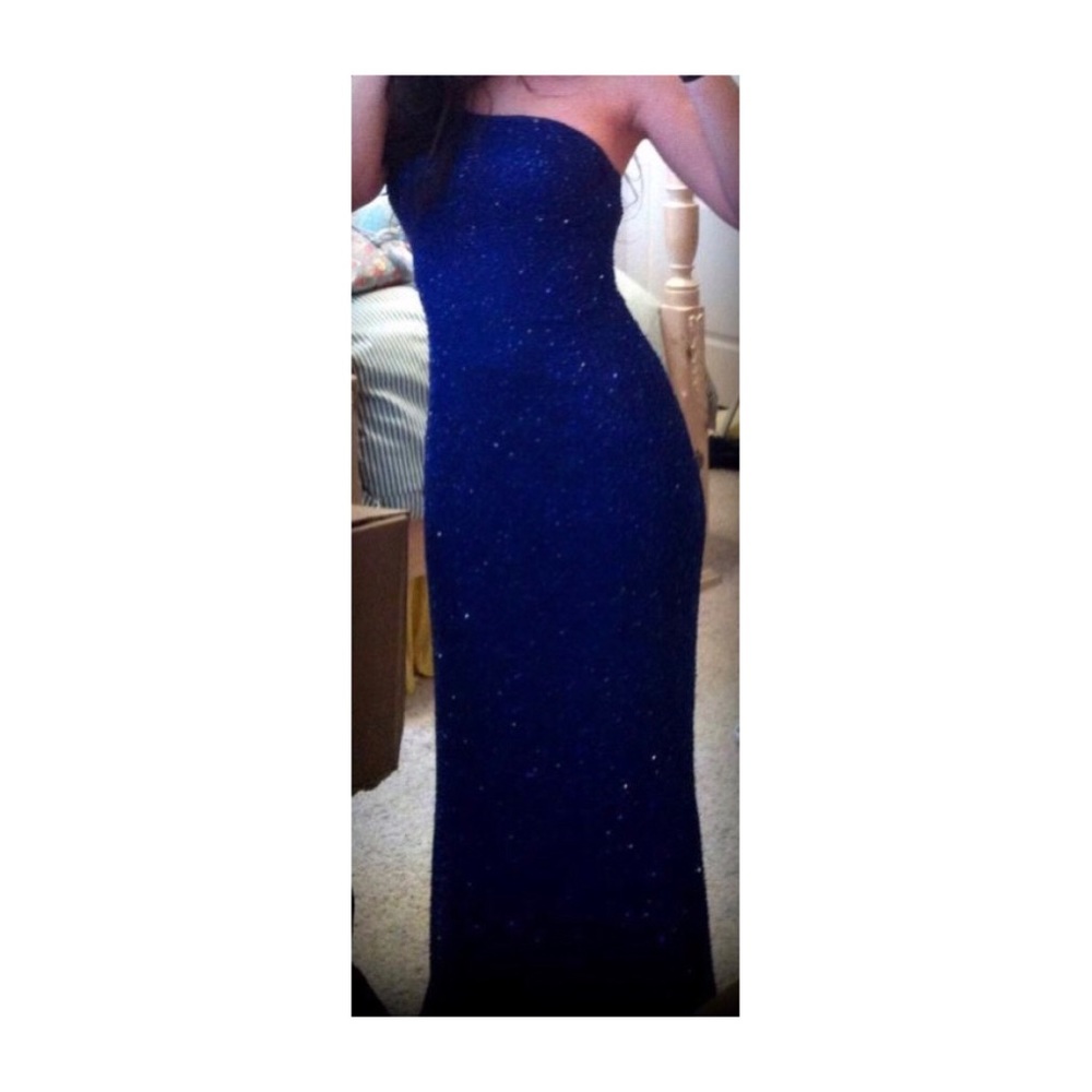 STUNNING Riva Designs Beaded Formal/Prom Dress - Picture 8 of 8